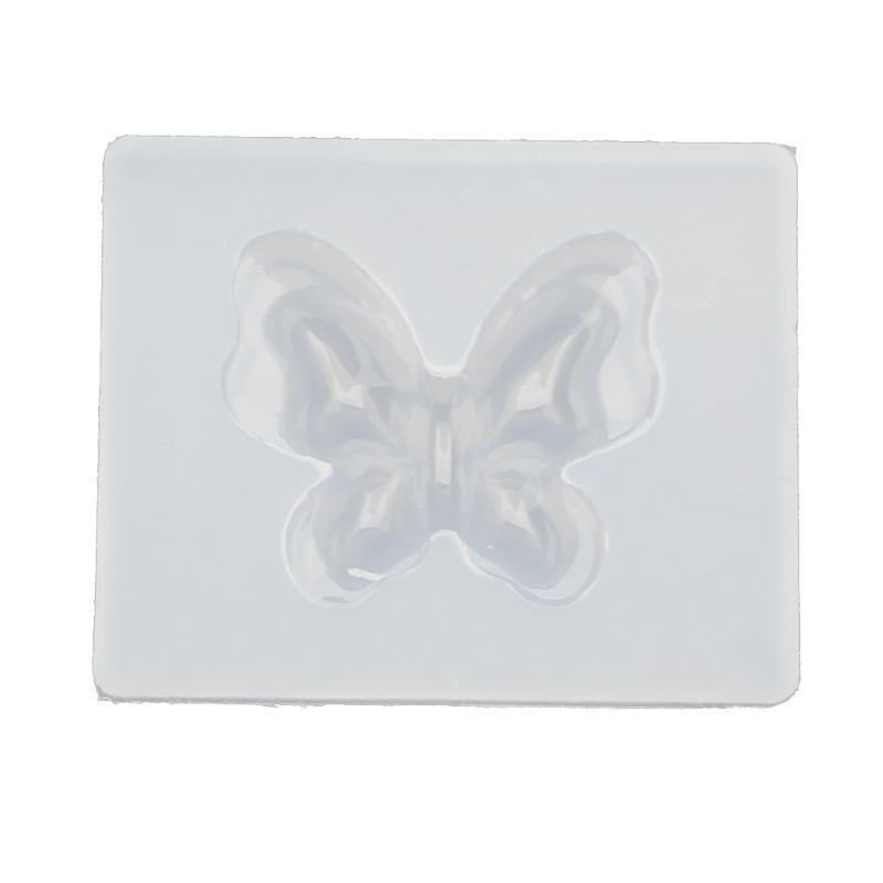 Khuôn silicon làm mặt vòng cổ/khuyên tai hình bướm dễ thương từ resin