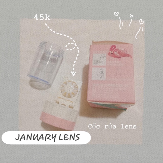 Cốc vệ sinh lens bằng tay - Januarylens