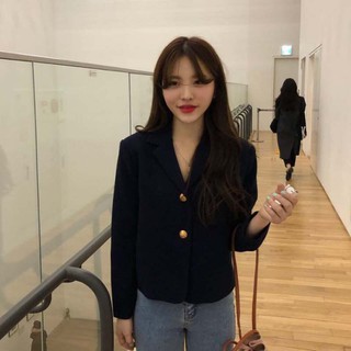 Áo blazer ngắn freesize