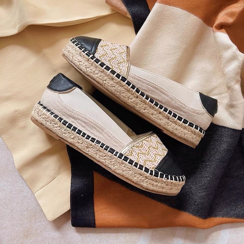 ORDER 👟 Giày thế thao đế cói kép dây cột Xuất Mỹ