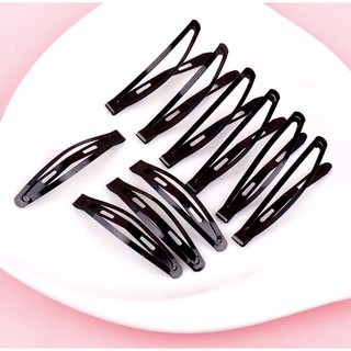 vỉ 10 kẹp mái đơn giản màu đen ( giá sỉ)
