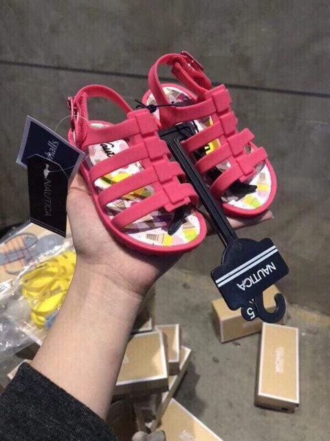 Sandal Bé Gái Hồng Nautica