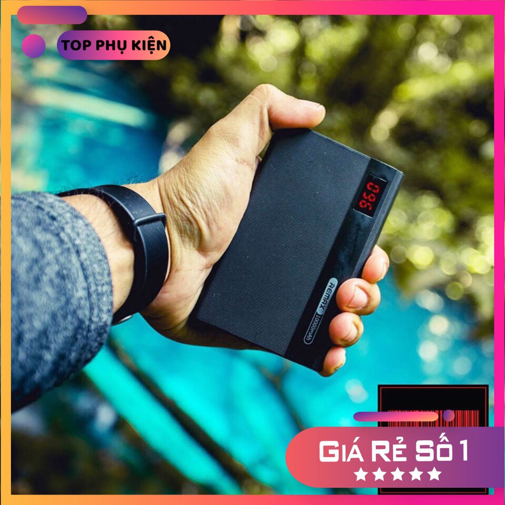 Pin sạc dự phòng nhỏ gọn 10000mAh Remax RPP - 53 - BH 12 Tháng Giá rẻ nhất shopee 2020