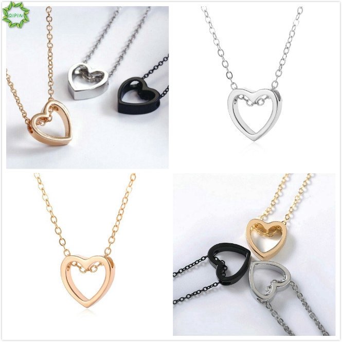 Dây chuyền mặt trái tim thiết kế đơn giản cho cặp đôi