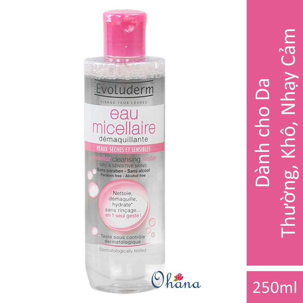 Nước Tẩy Trang Evoluderm Eau Micellaire 250ml | BigBuy360 - bigbuy360.vn