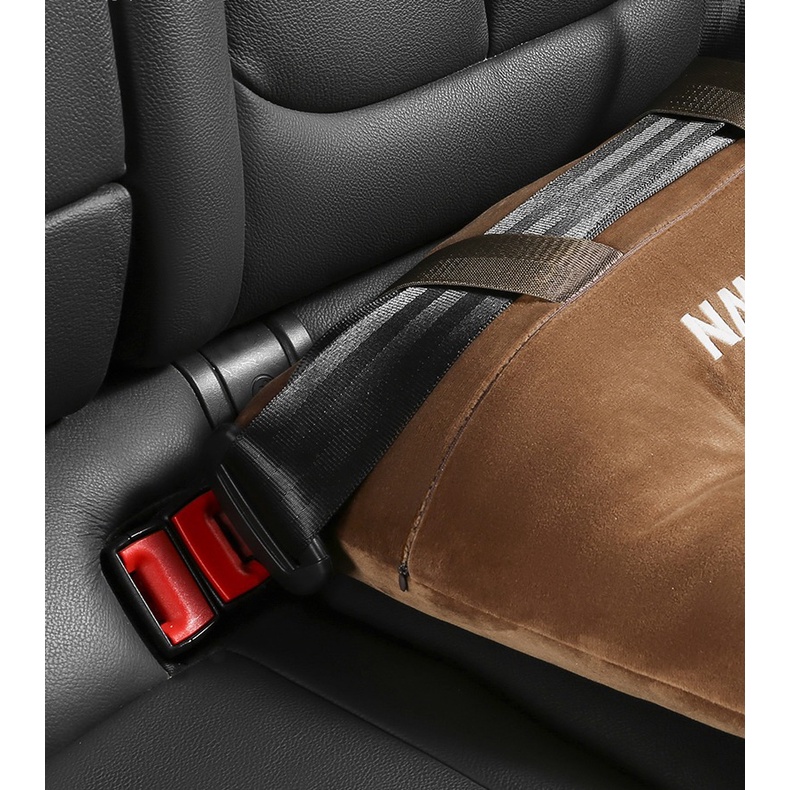 GỐI TỰA, GỐI ÔM, GỐI AN TOÀN TRÊN XE Ô TÔ CHO GIA ĐÌNH MỀM MỊN HÌNH GẤU BROWN SANG TRỌNG