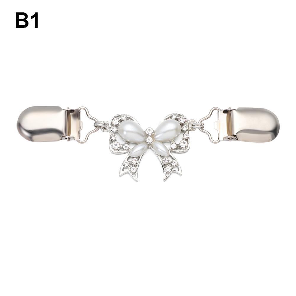 Kẹp Áo Khoác Cardigan Tiện Dụng Cho Nữ|Kẹp Giữ Khăn Choàng / Áo Len Lấp Lánh Tiện Dụng