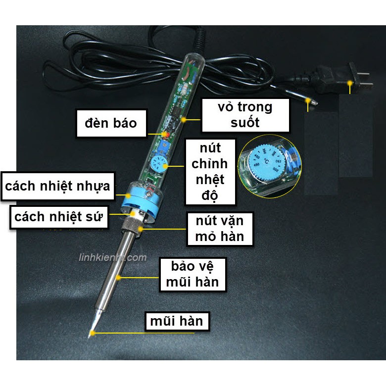 Mỏ hàn điều chỉnh nhiệt độ 907