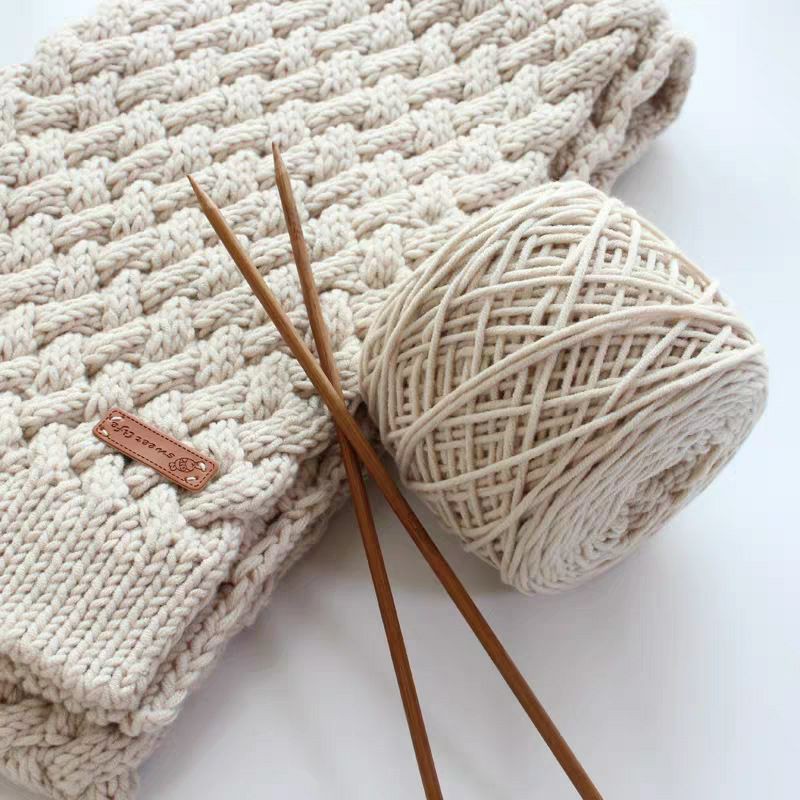 Len đan khăn len đan mũ len sợi to bảng màu 2 len màu loang