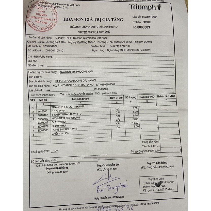 Áo Ngực Nữ Nâng Ngực Triumph D410 WHU mút siêu dày,tháo rời - Hàng chính hãng 100%