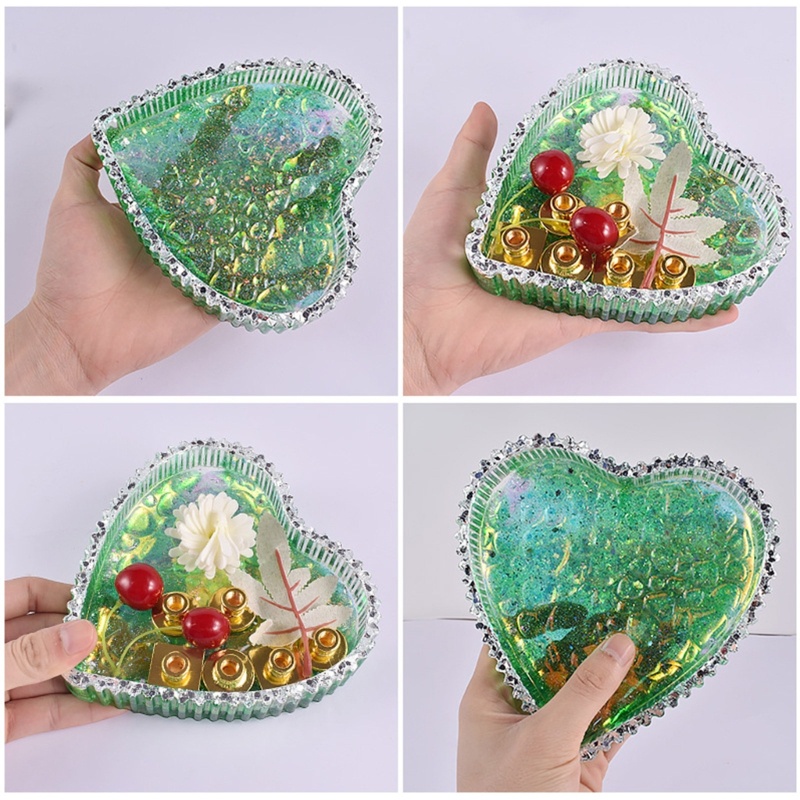 Sa Khuôn Silicon Làm Đế Lót Ly Bằng Resin Epoxy Độc Đáo Trang Trí Nhà Cửa