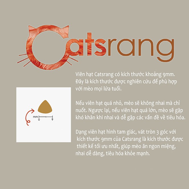 THỨC ĂN HẠT CHO MÈO Catsrang Túi 5Kg Xuất xứ Hàn Quốc