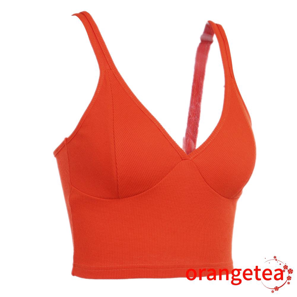 Áo Croptop Sát Nách Cổ Chữ V Quyến Rũ Thời Trang Cho Nữ
