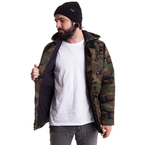 Áo Choàng Phao Vans Camo Chính Hãng Size M