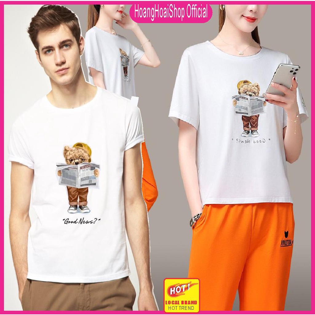 Đồ Đôi Nam Nữ Tình Yêu Hình in Đẹp Xinh Cute, Được Nhiều Bạn Trẻ Yêu Thích