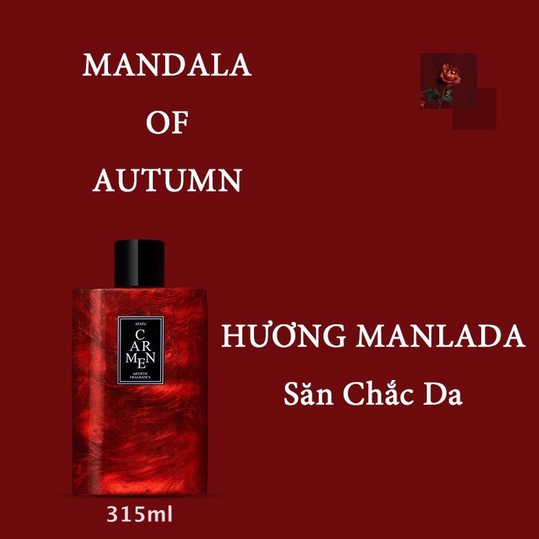 SỮA TẮM NƯỚC HOA ATATU DƯỠNG ẨM TRẮNG DA SĂN CHẮC HƯƠNG THƠM QUYỄN RŨ 315ml