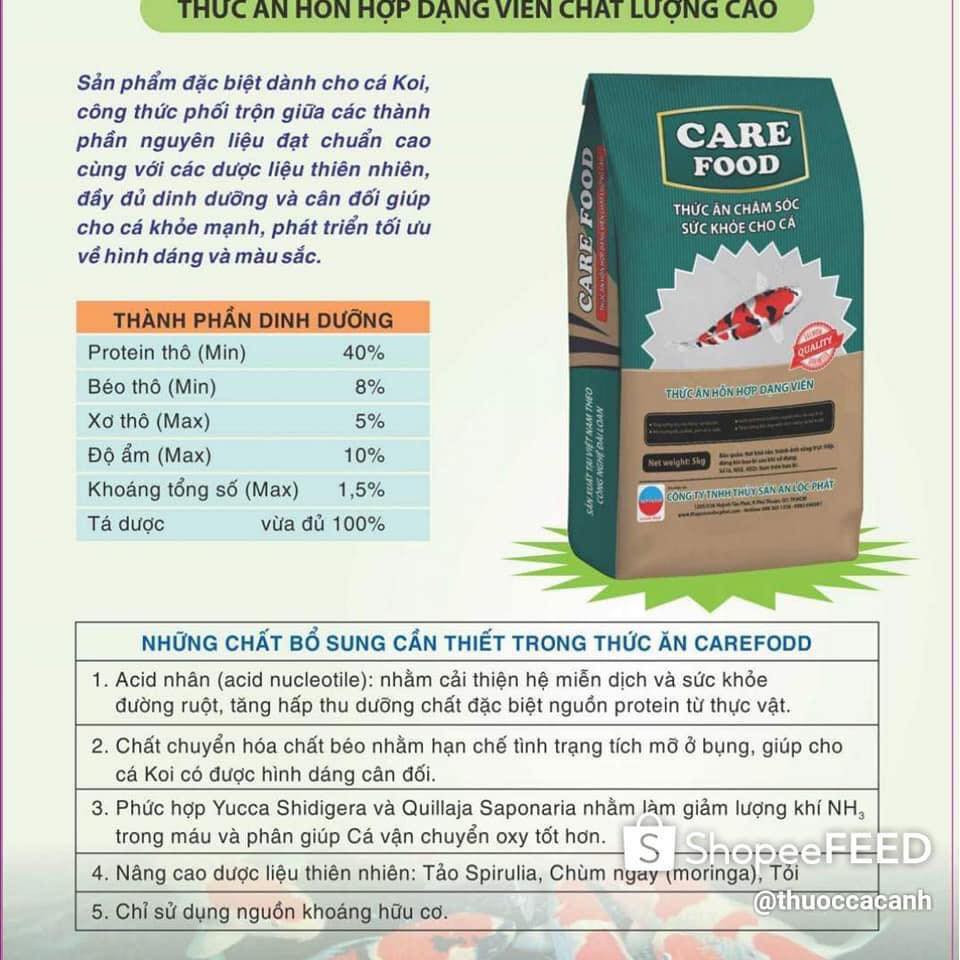 Cám cá Koi Care food GROWTH & COLOR  5KG