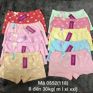 Combo 10 quần chíp đùi bé gái