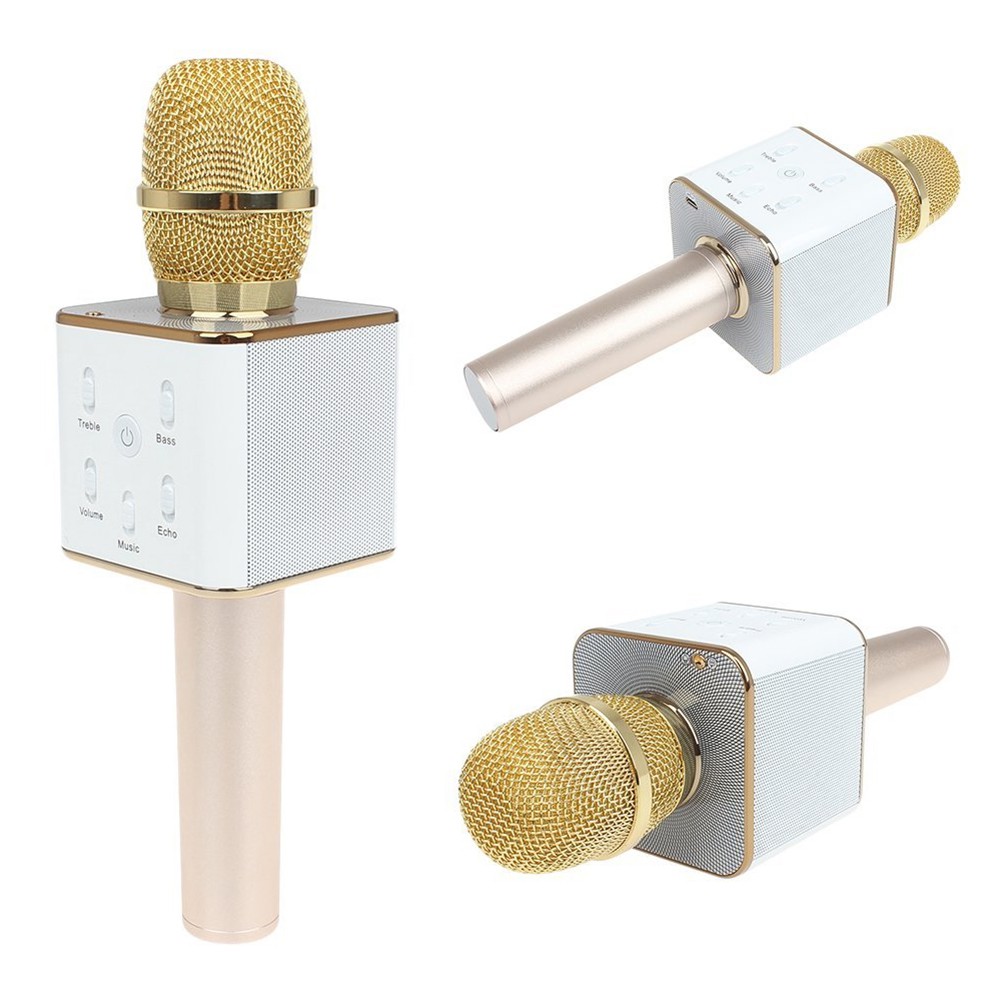 Micro hát Karaoke tích hợp Loa Bluetooth đa năng 6in1 Q7  / WS-858 (hàng chính hãng)