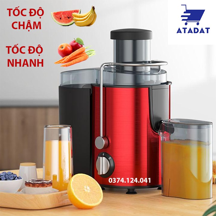 [FREESHIP] Máy ép chậm JUICER - MÁY ép hoa quả, rau củ - MÁY ÉP TRÁI CÂY TỐC ĐỘ CHẬM