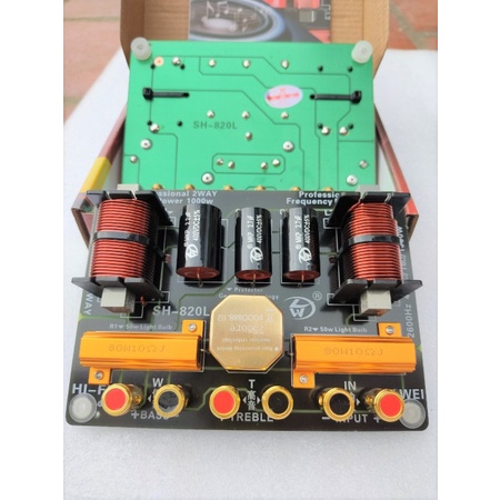 02 MẠCH PHÂN TẦN FULL ĐƠN - 1 BASS + 1 TRÉP  - SH 820L- BẢO VỆ TRÉP 750 - PHÂN TẦN CHỐNG CHÁY TREBLE