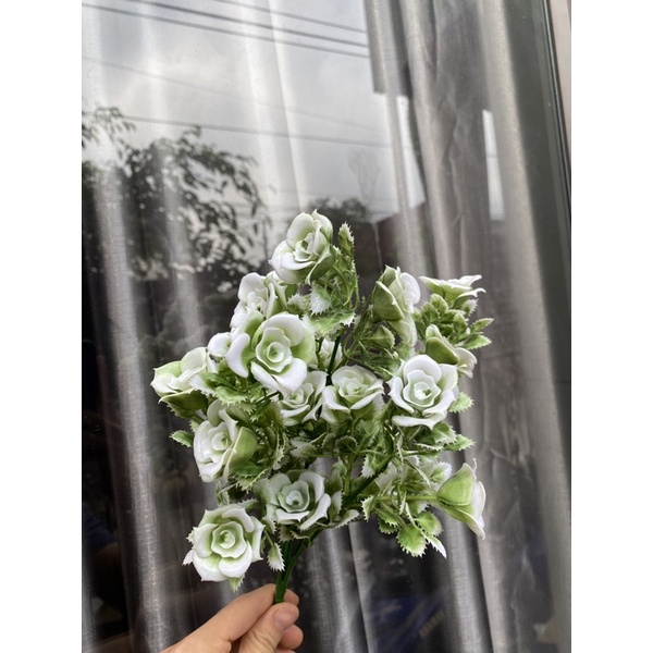 Điểm cỏ nhựa - điểm trang trí tiểu cảnh deco - cành lá giả- hoa giả