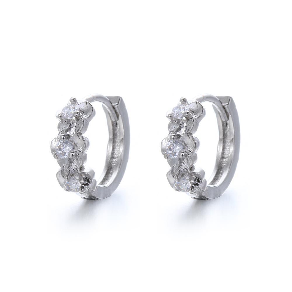 YVE Bông Tai Đính Pha Lê Sang Trọng Cho Nữ