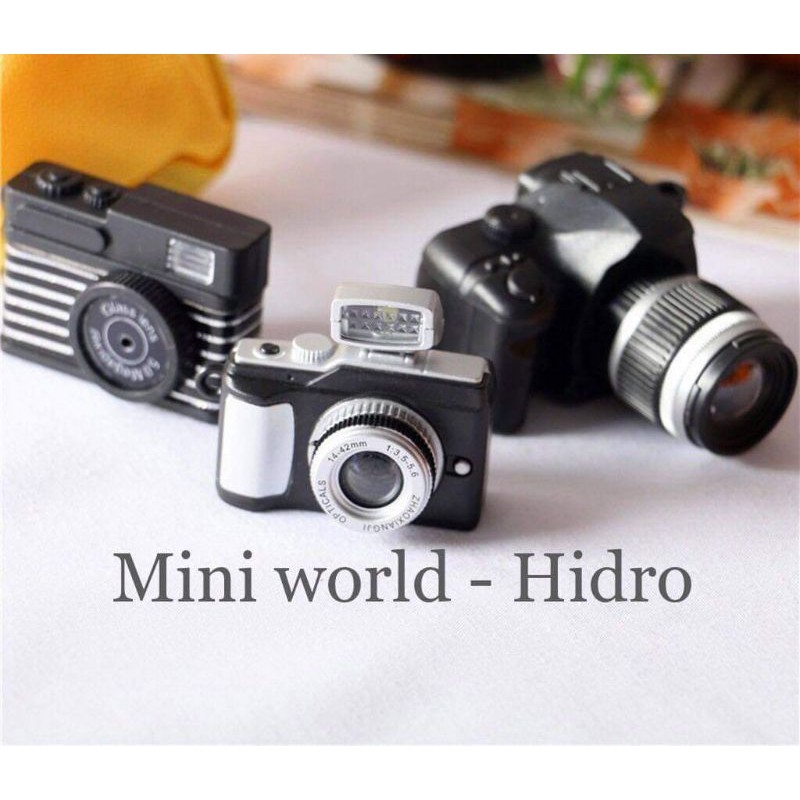 Máy ảnh chụp hình mini có đèn và nhạc cho búp bê. Đồ chơi máy ảnh