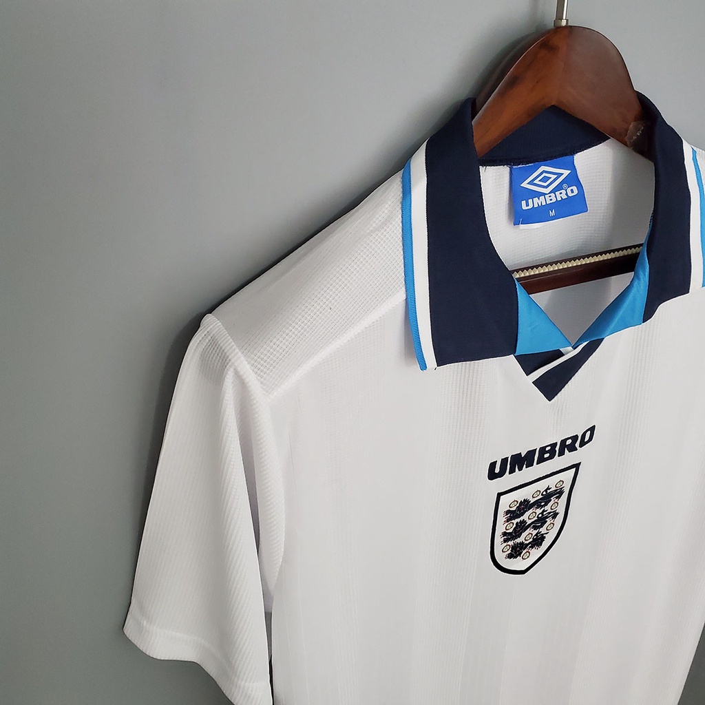 Áo Bóng Đá Đội Tuyển 96 ENG Home Away Phong Cách Retro