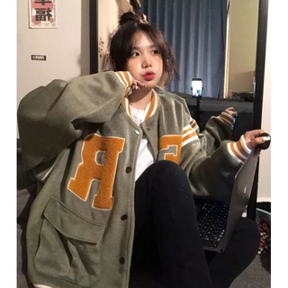 Áo bomber xanh rêu hot hit