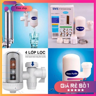 (Video sp) Bộ Lọc Nước Tại Vòi Water Purifier, Gắn Trực Tiếp Vào Bất Kì Đầu Vòi Nước Nào Tại Nhà, Lõi 4 Tầng Lọc Sạch