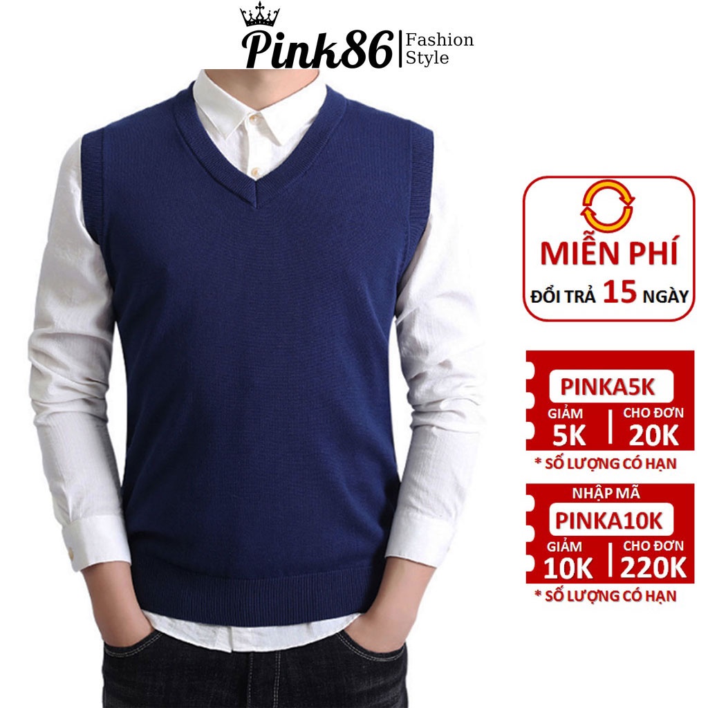 Áo len gile nam MỎNG thời trang AN-296i