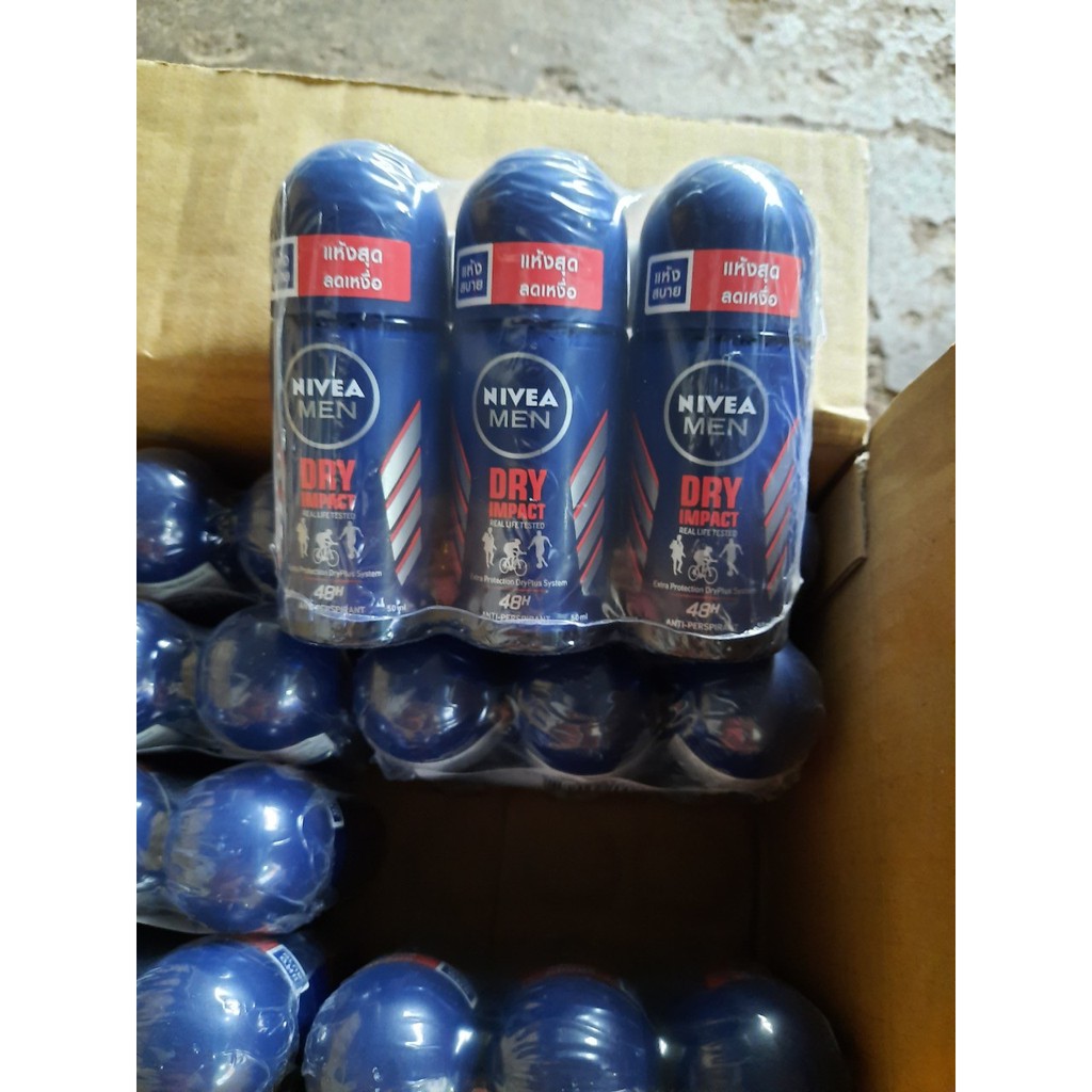 Lăn nách Nivea Men chai 50ml Thailan