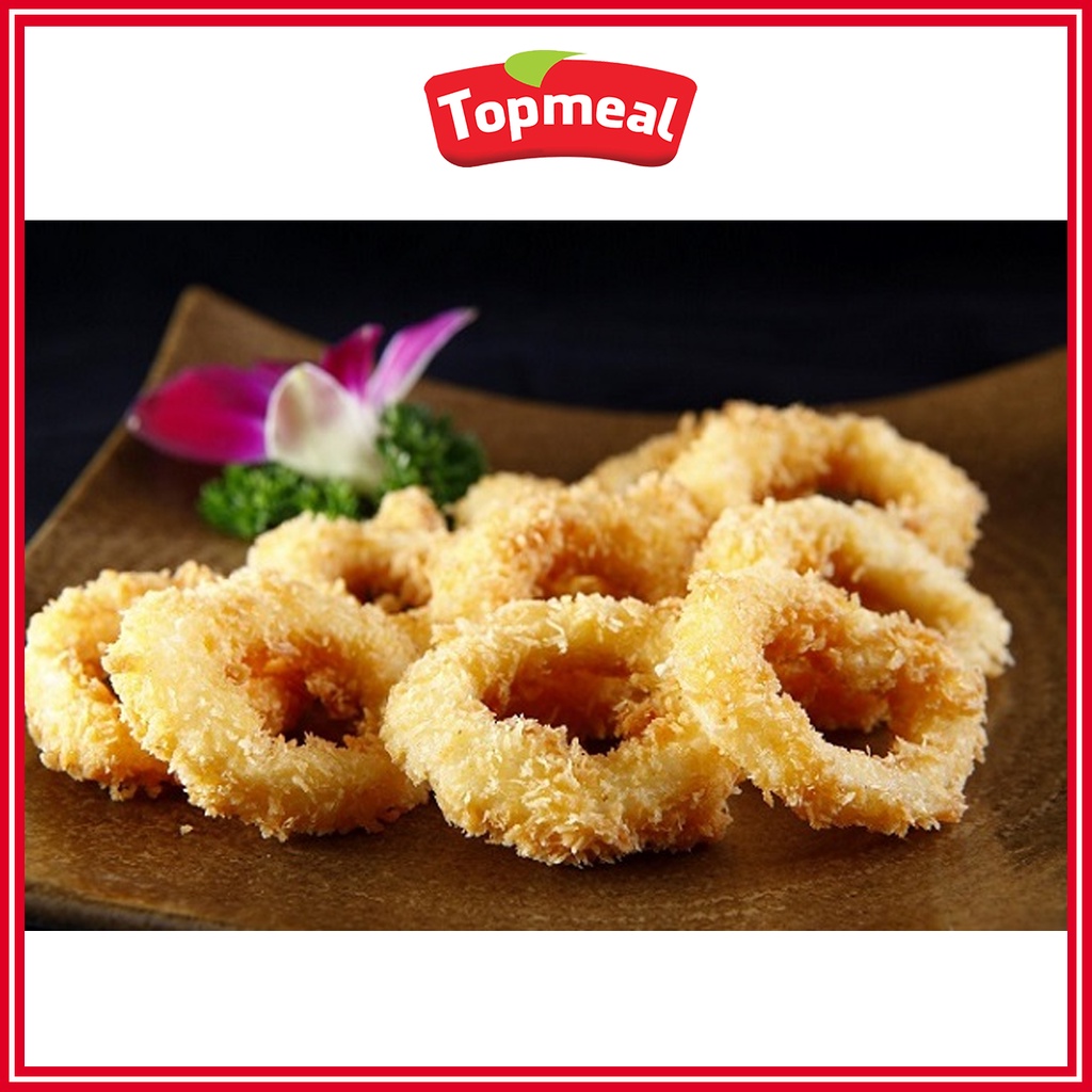 HCM - Mực cắt vòng Topmeal  - Thích hợp với các món hấp, xào, rim, nướng, om  nước dừa... -