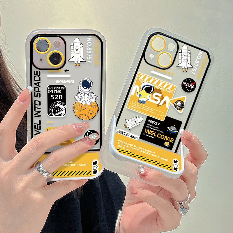 Ốp Điện Thoại Silicon TPU Mềm Trong Suốt Có Giá Đỡ Cho iPhone 13 12 11 10 Pro XS Max X XR 8 7 6 6S Plus SE 2020