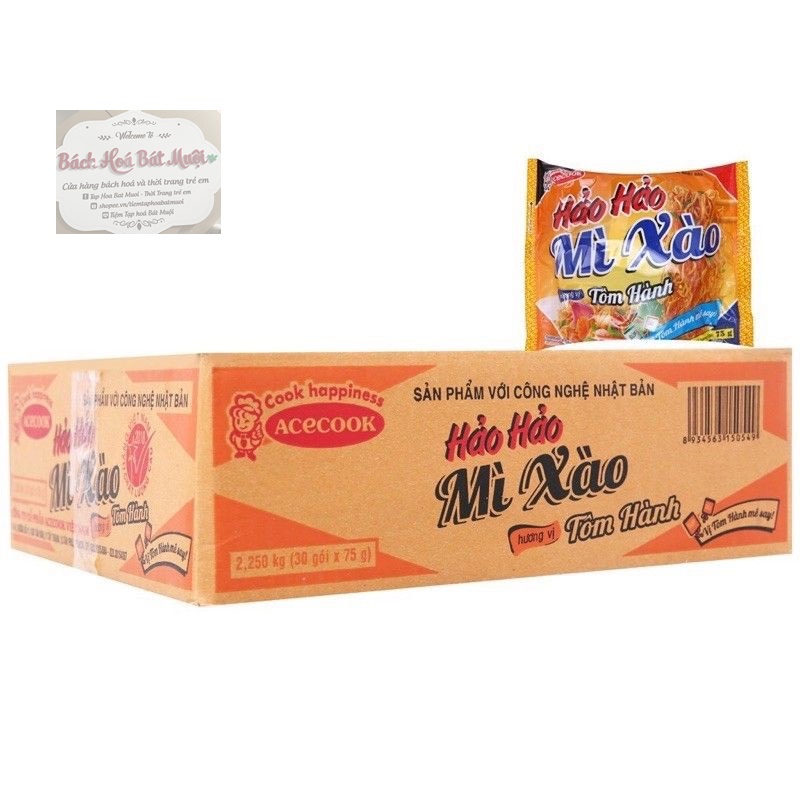 Combo 10 gói mì xào Hảo Hảo 75g/gói