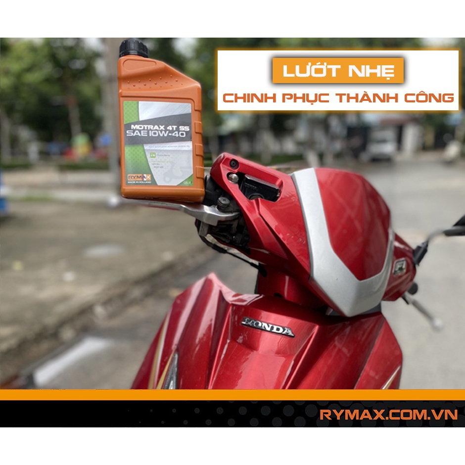 Dầu nhớt xe tay ga Rymax Motrax 4T SS 10W/40 0.8L - Jaso MB