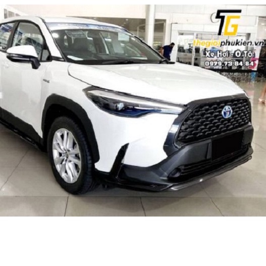 Bộ ốp cản sau, cản trước Toyota Corolla Cross nhựa ABS cao cấp