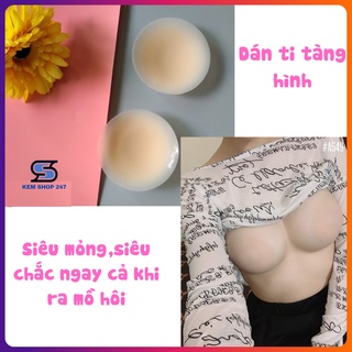 Miếng dán ngực tàng hình siêu mỏng dính không bị lộ