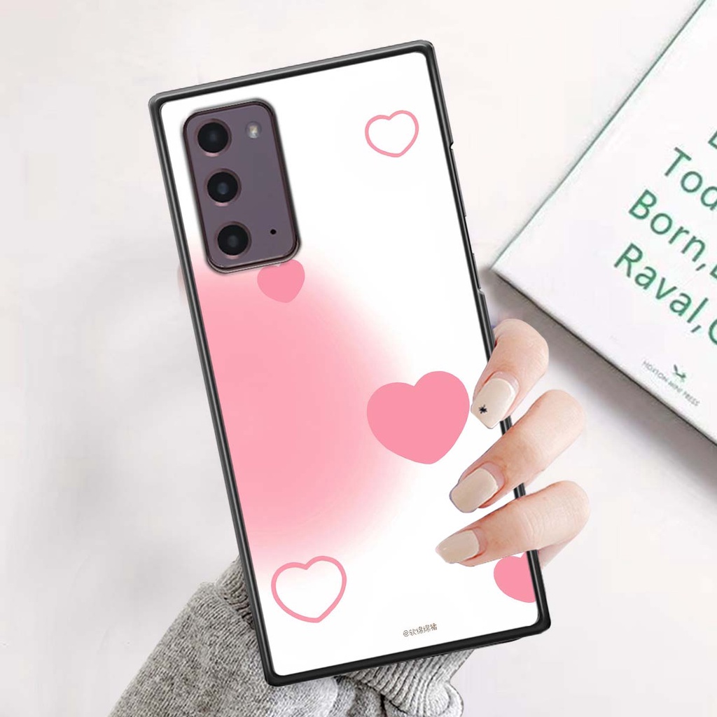 Ốp Samsung Note 20 in hình trái tim, caro kẹo ngọt đầy cá tính siêu đẹp siêu chất