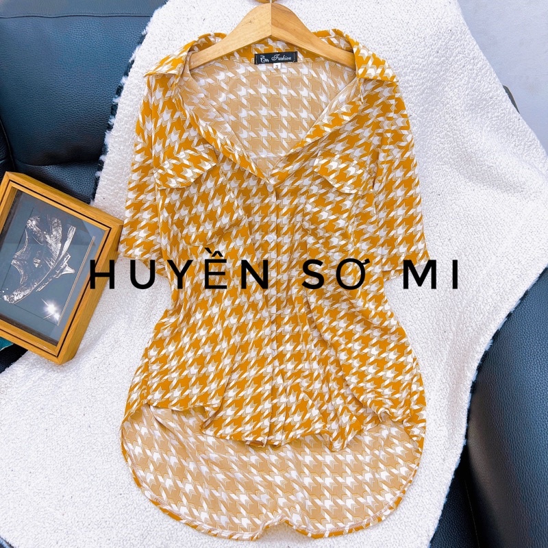 Áo sơ mi ngắn tay lụa mango có Bigsize đến 95kg