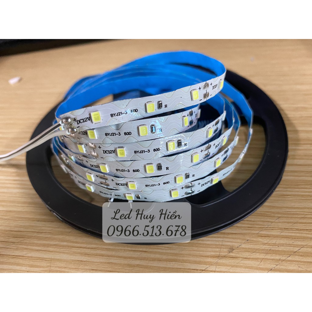 Led dây dán zic zắc 12v 2835 cuộn 5m -10m chân đồng các màu, Led cuộn ziczac 60 Led/1 mét làm biển quảng cáo