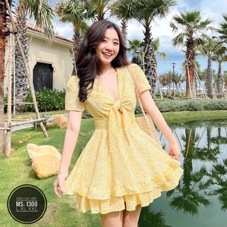Đầm nơ xốp bigsize