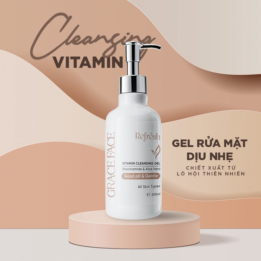 Sữa rửa mặt dịu nhẹ cho da dầu mụn, da nhạy cảm Grace Face dạng gel pH 5.56 200ml