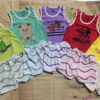 Set 5 bộ sát nách cho bé trai bé gái