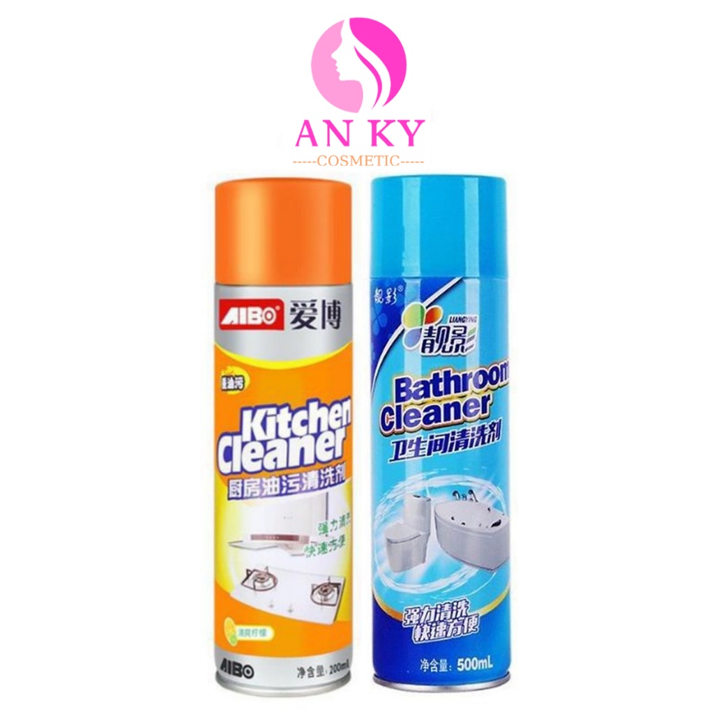 Chai Xịt Bọt Vệ SinhNhà Bếp Kitchen Cleaner, Phòng Tắm Bathroom Cleaner 500ml