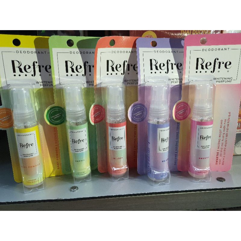 Xịt khử mùi hương nước hoa Refre  30ml