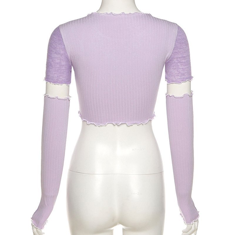 Áo thun nữ WEANIA tay ngắn thêu chữ màu sắc trẻ trung