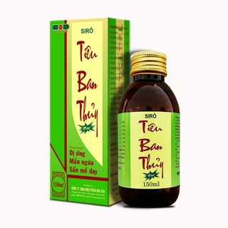 [Freeship extra] Siro TIÊU BAN THỦY New 150ml- Với chiết xuất lá Khế và các thảo mộc: Giảm dị ứng, mẩn ngứa, sẩn mề đay