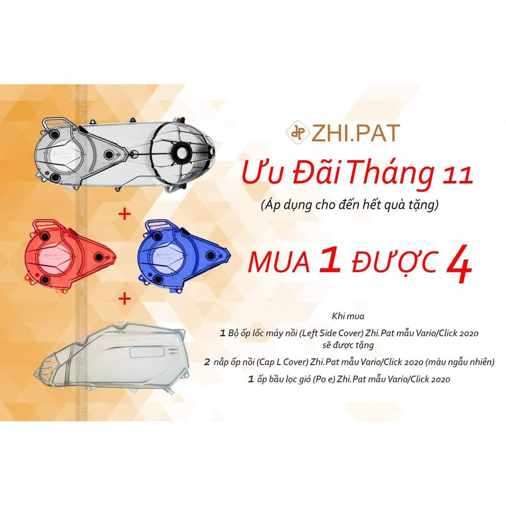 ỐP LỐC MÁY NỒI TRONG SUỐT VARIO/AB(2013-2021)/CLICK ZHI.PAT_LEFT SIDE COVER